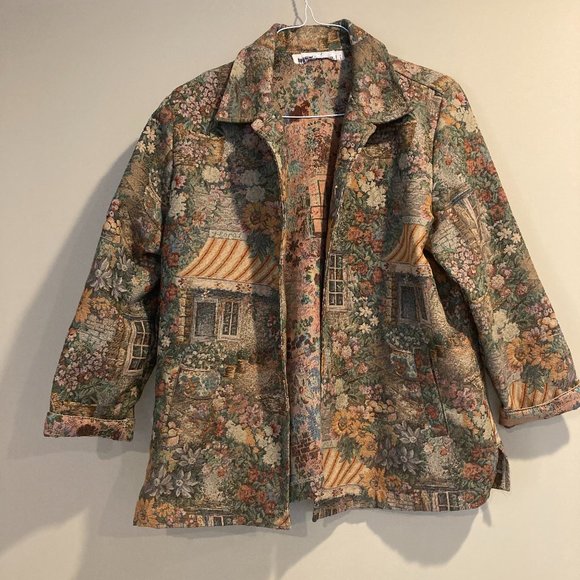 Vintage 70's Cottage Core Jacket - Picture 1 of 4